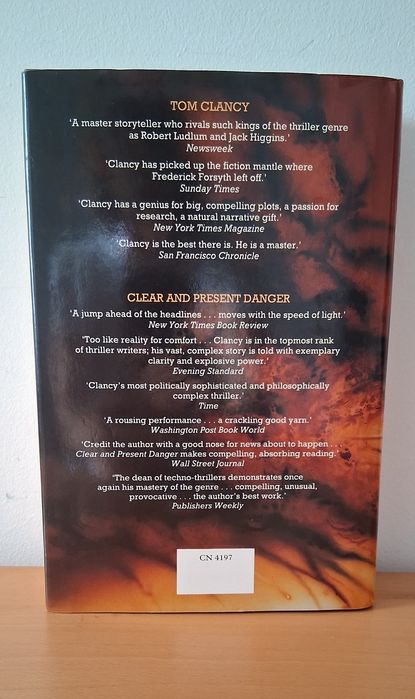 The Sum of All Fears, Tom Clancy (Inglês/English) - Livro/Book