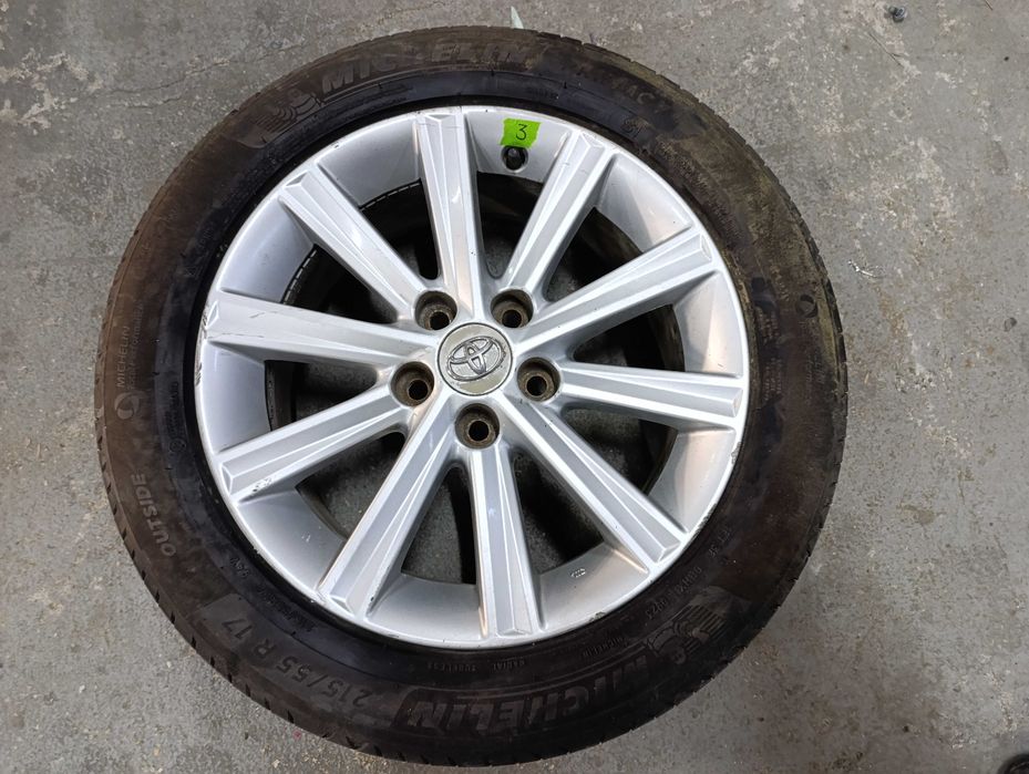 Диски с резиной комплект Toyota Camry 50 215/55/R17 Michelin Primacy 4