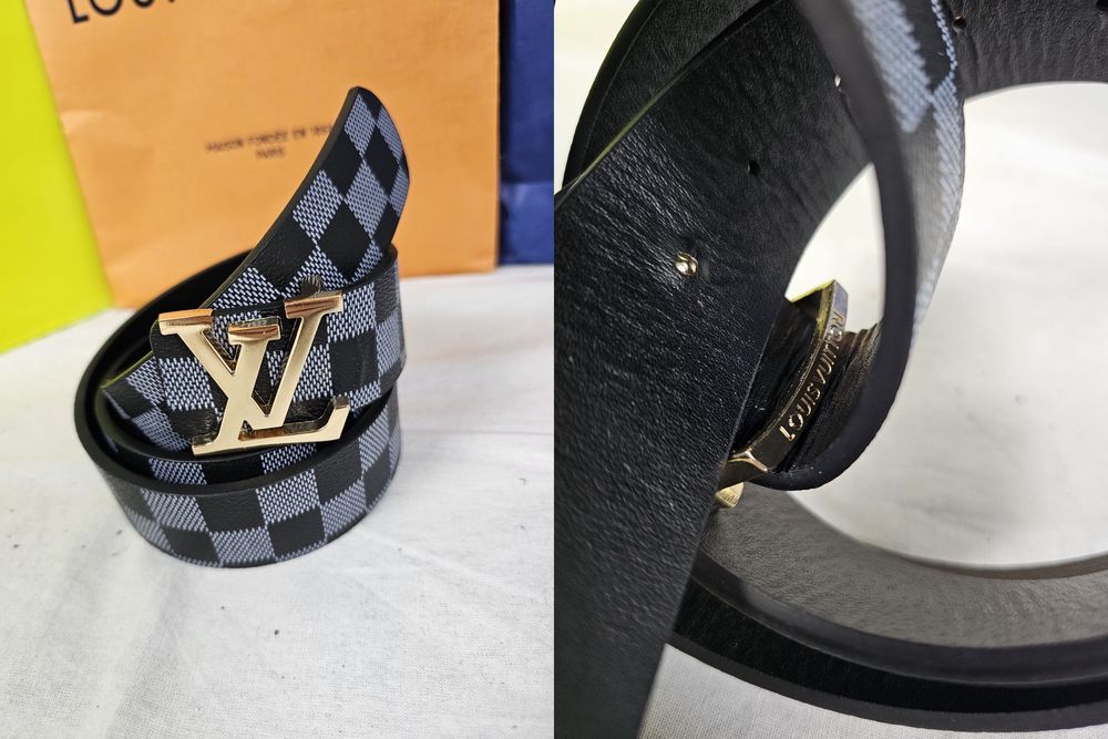 Pasek Louis Vuitton Pinko LV paski klamry