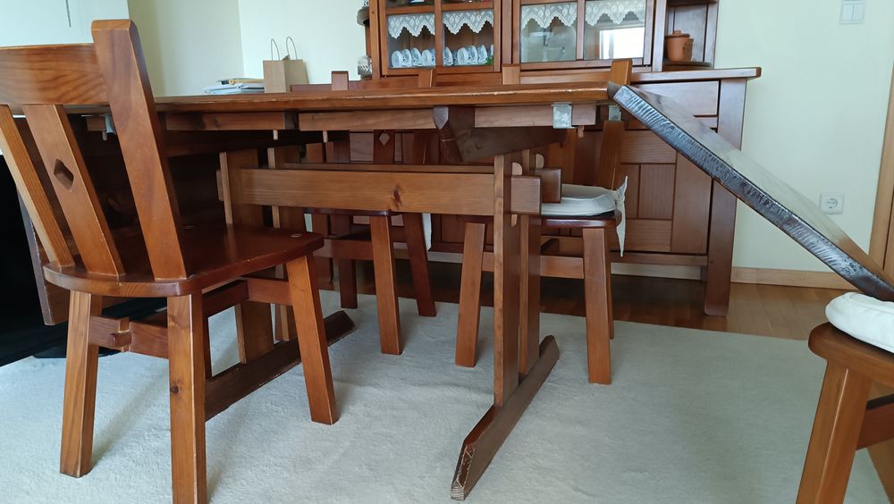 Mesa de madeira modelo Saint Clair