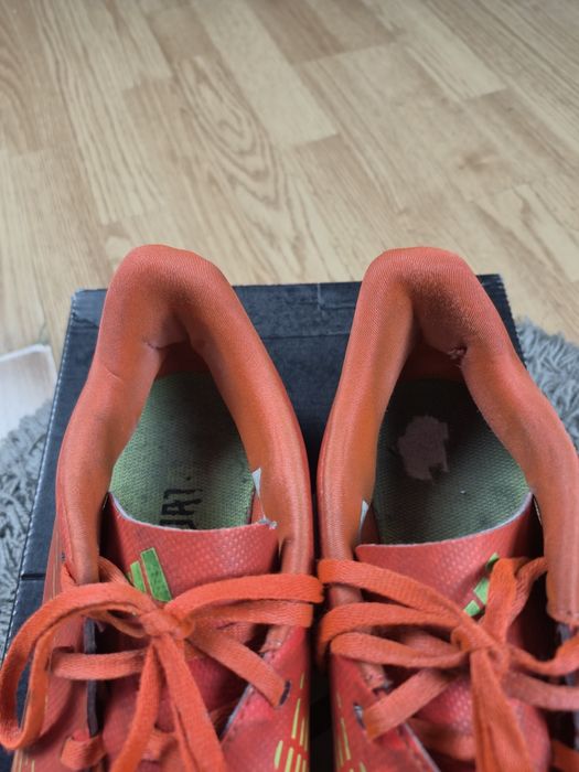 Korki Piłkarskie Adidas Predator Edge czerwone FG amatorki rozmiar 44