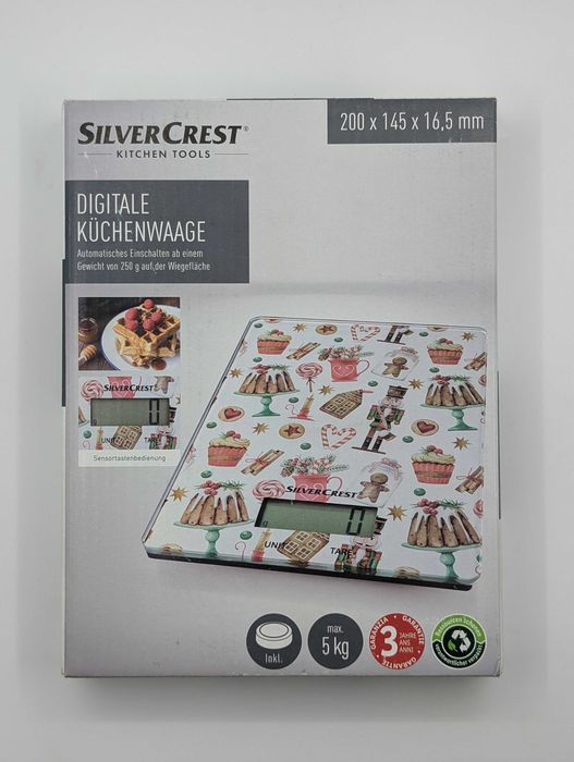 Кухонні ваги SilverCrest  | до 5 кг |  цифрові | Різні кольори
