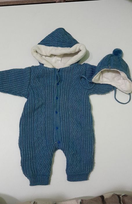 Комбез , комбінезон дитячий теплий, 0-4 міс. Тепла осінь-весна