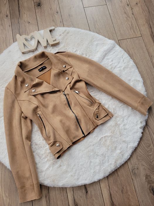 Kurtka narzutka żakiet Camel