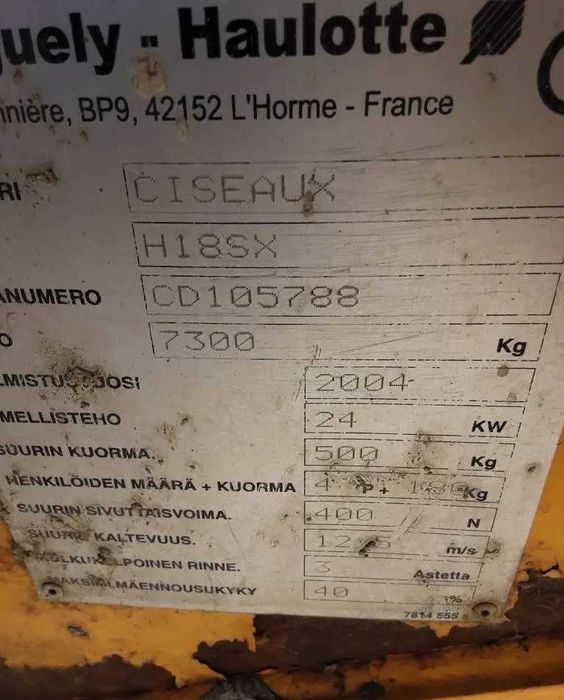 Підйомник  Haulotte H 18 SX