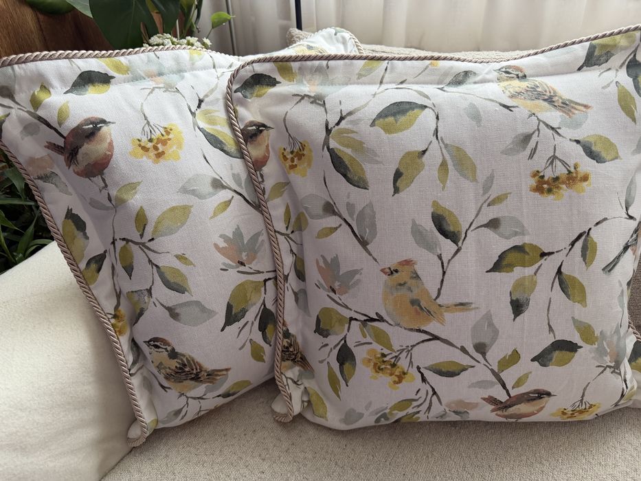 2 nowe poszewki dekoracyjne 55x55 cm Premium tkanina Ralph Lauren