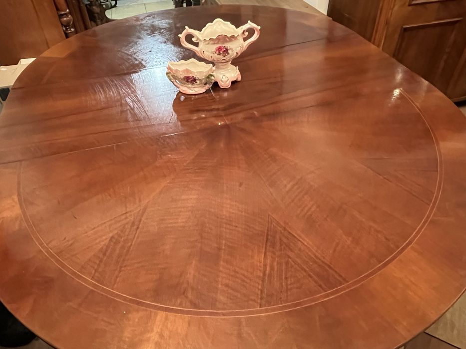 Stół okrągły drewniany