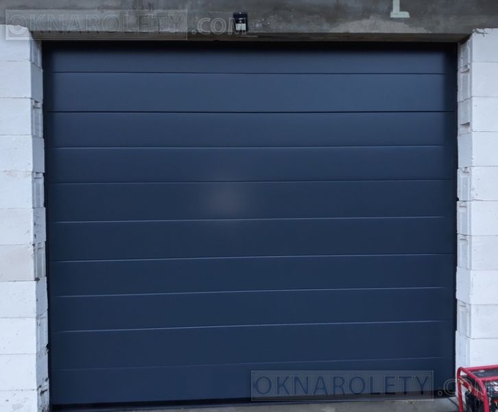 Brama segmentowa Antracyt Brąz Biała 390x230 Elbląg