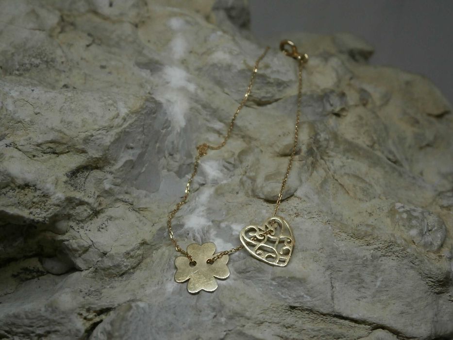 Złota Bransoletka 14K-0,89 GR
