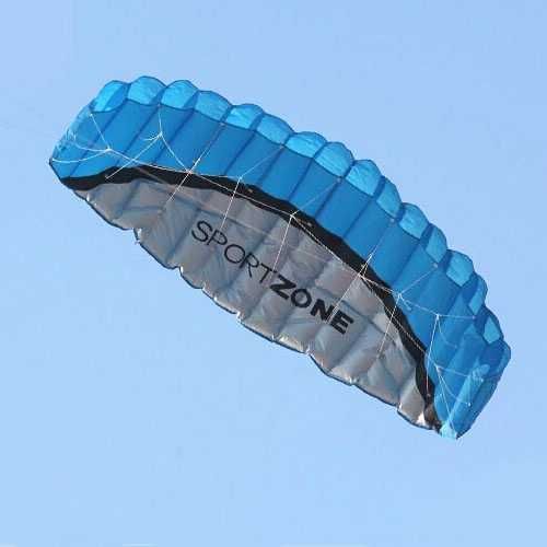 Papagaio de vento Grande 2.5 Metros Parapente Praia Vento Crianças Desporto NOVO