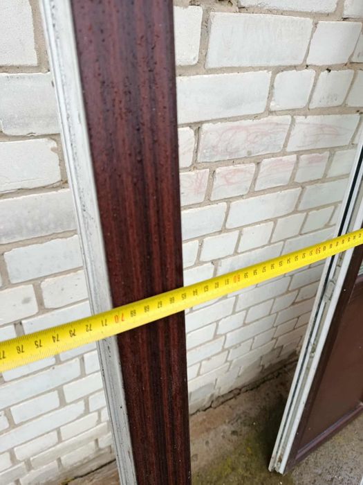 Балконні двері, двокамерний склопакет