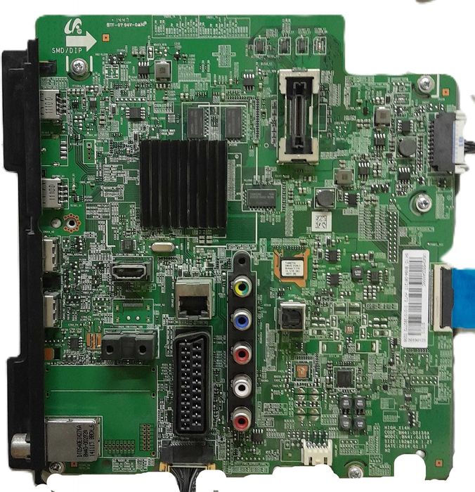 Televisão Samsung UE40H5500AW vendo as peças