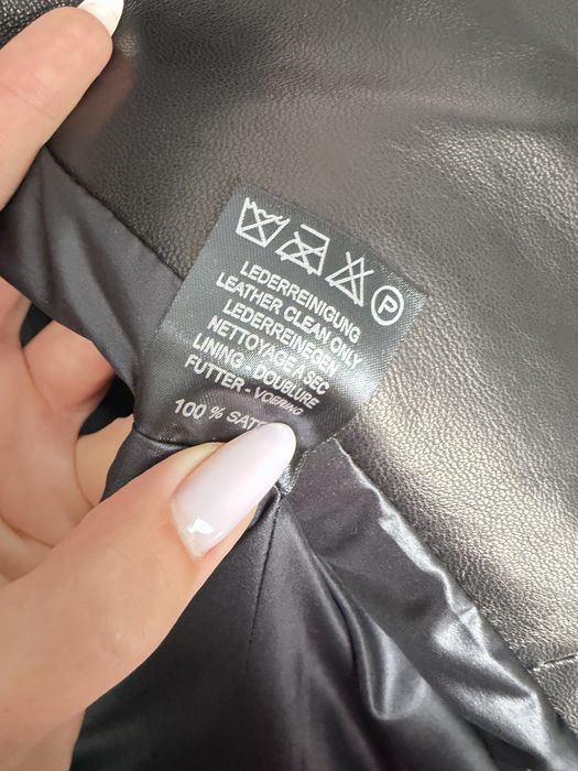 Куртка НОВА шкіряна чоловіча чорна на XL/2XL