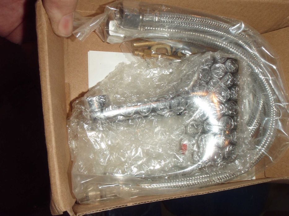 Umywalka 40 cm INKER+ mocowanie, bateria i odpływ wszystko nowe