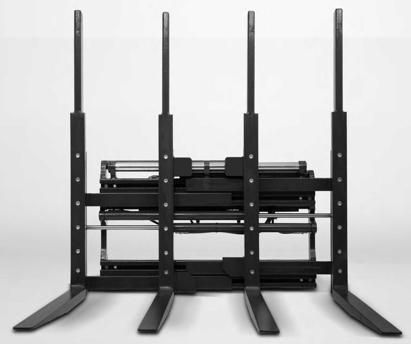 Позиціонер до навантажувача на 4 вили