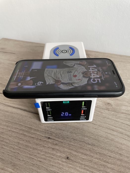 Швидка зарядна станція, пристрій для iPhone, MacBook, Ноутбуків