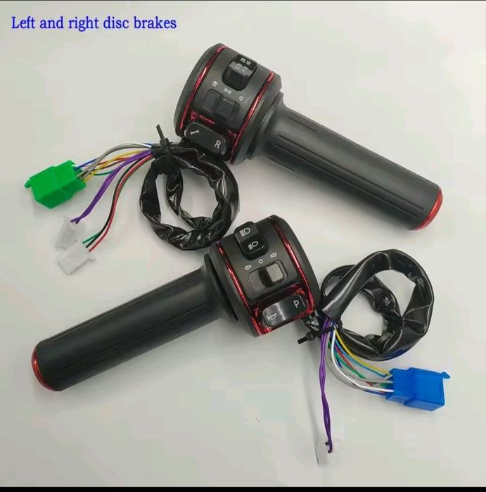 Нові кнопки мото, з ручкою газу