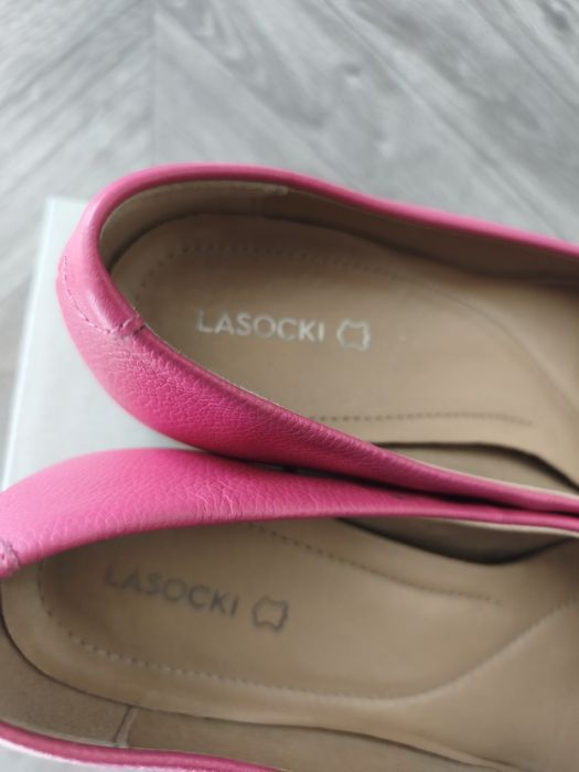 Baleriny skórzane Lasocki