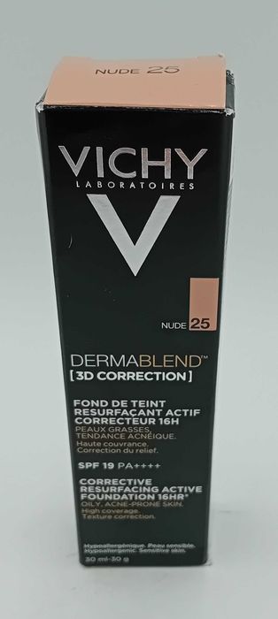 Vichy Dermablend [Korekta 3D] podkład wyrównujący powierzchnię skóry w odcieniu 25 Nude 30ml.