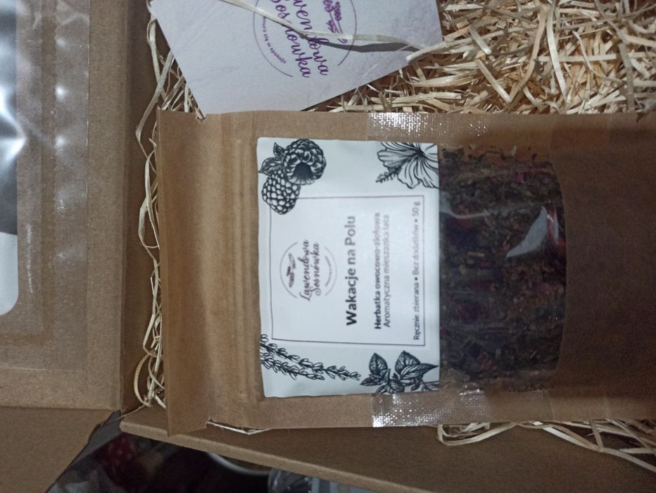 Dużyupominkowy  zestaw lawendowy