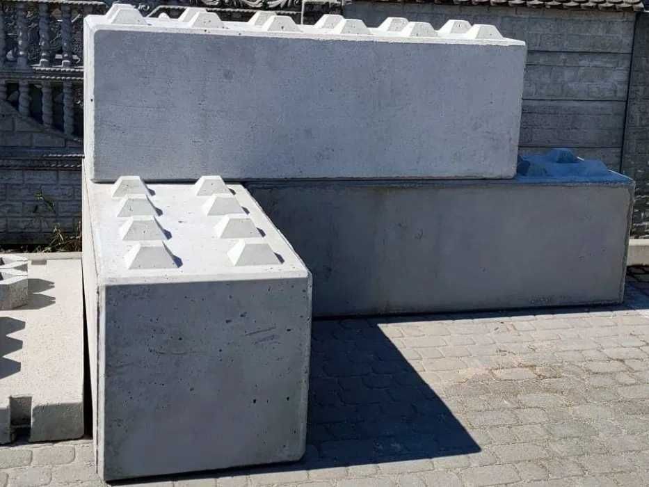 Bloki betonowe 240x60x60 big blok mur oporowy boksy zasieki mury