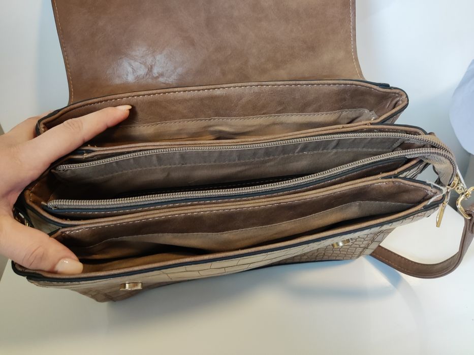 Mala castanha em pele