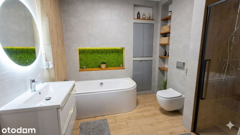 Nowoczesny, inteligentny dom szeregowy 119m² przy lesie