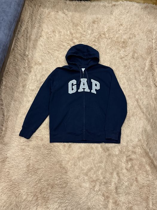 Кофта зипка зип худи gap big logo геп гэп биг лого оригинал xl