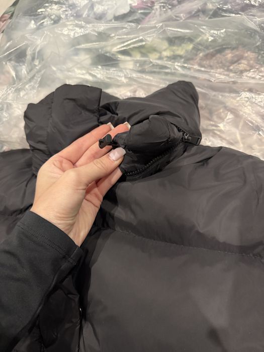 Пуховик натуральний zara xs овер,після хімчистки