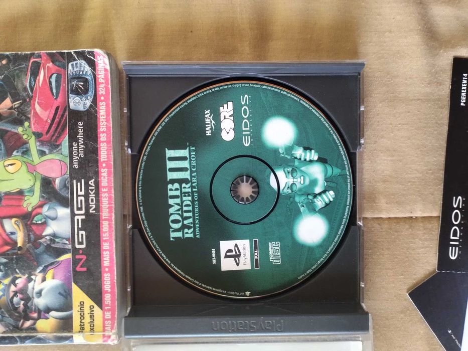 Nostalgia tomb Raider 3 os One ouro hallifax completo bíblia dos jogos 2004 retro game gameboy.