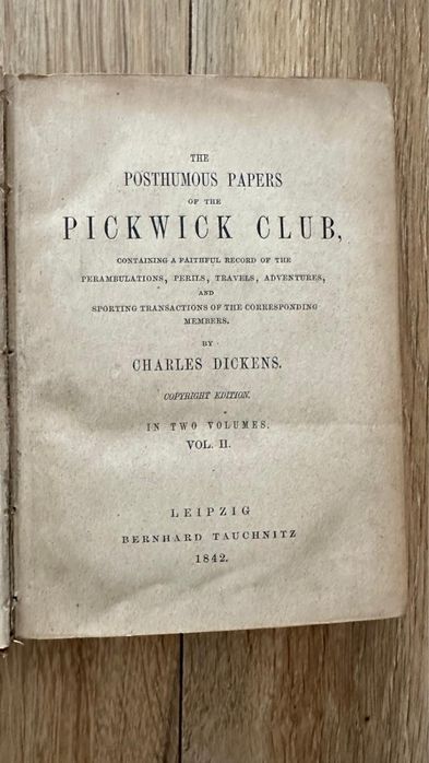 Pickwick club by charles dickens