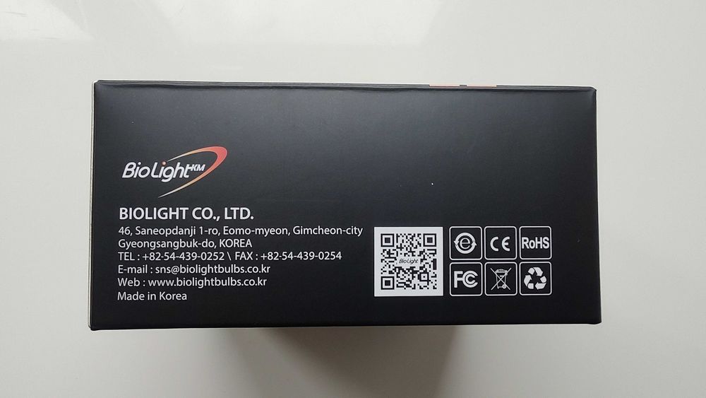 LED лампи третього покоління Biolight Vision Force H7 Made in Korea