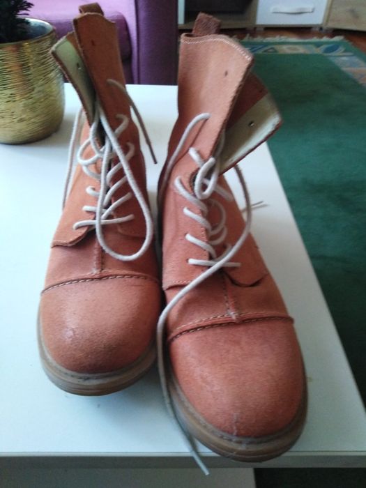 Andora botki piękne skóra  36