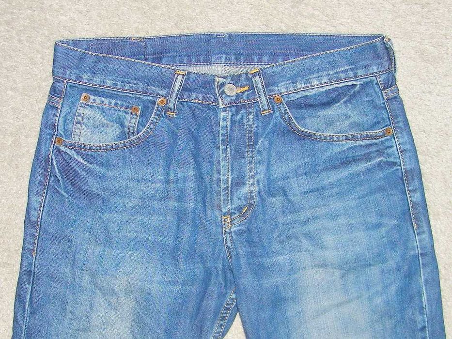 LEVI STRAUSS 501 - Kultowe Jeansy - MADE IN USA -rozm 32/34 -JAK NÓWKI