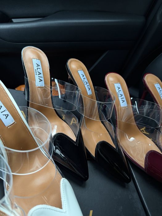 Туфли ALAÏA алая мюлі алаїа алая туфлі сабо alaia alaila