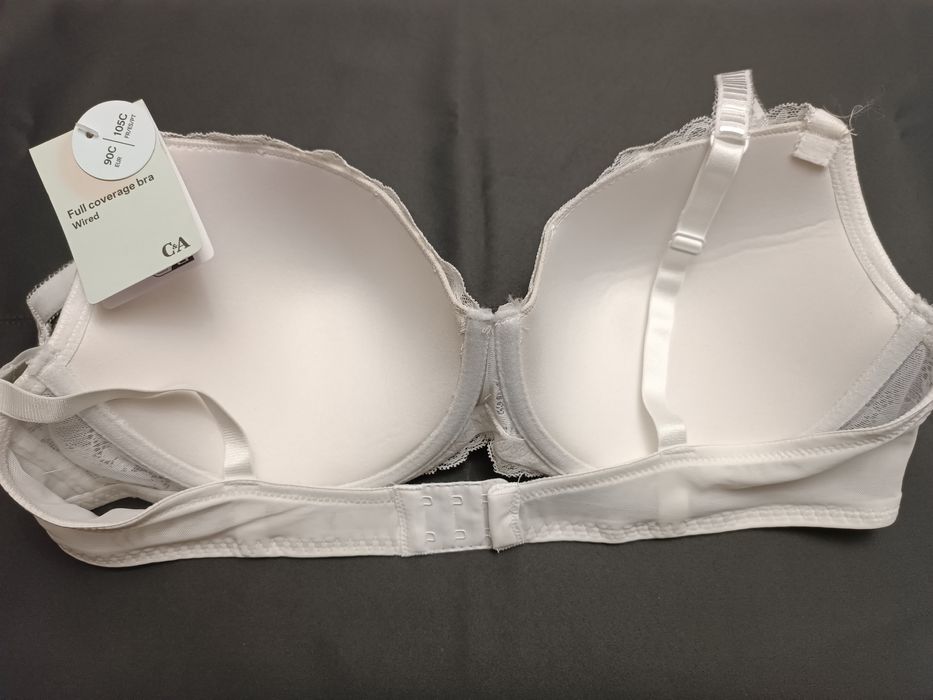 Бюстгальтер 90 С/Д білосніжний
