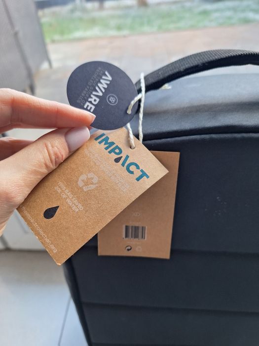 Nowy czarny plecak Impackt Aware Rpet