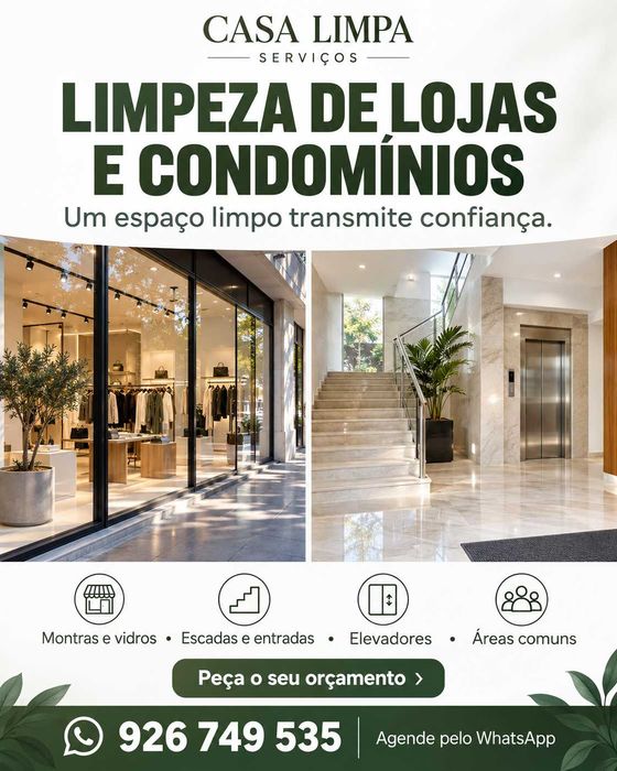 serviços de limpeza