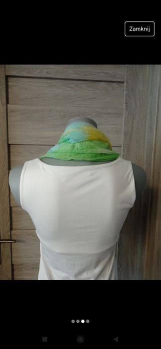 Szal kolorowy pastelowy
