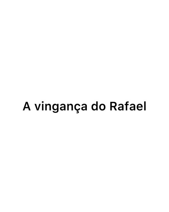 Livro “A vinganca do Rafael”