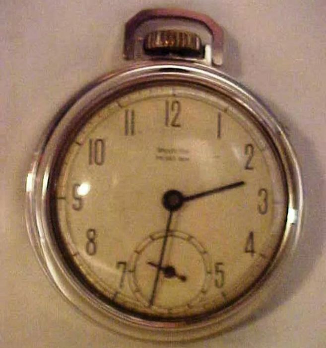 Relógio de bolso antigo Westclox