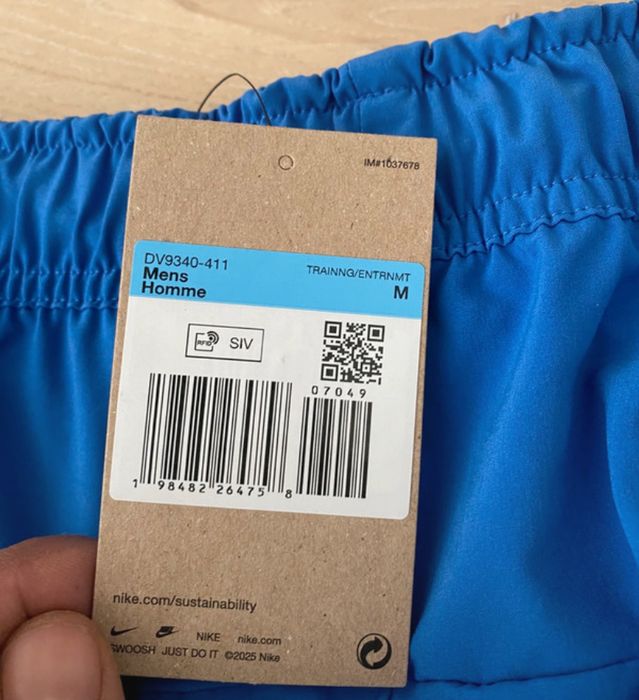 Calções Nike tamanho M