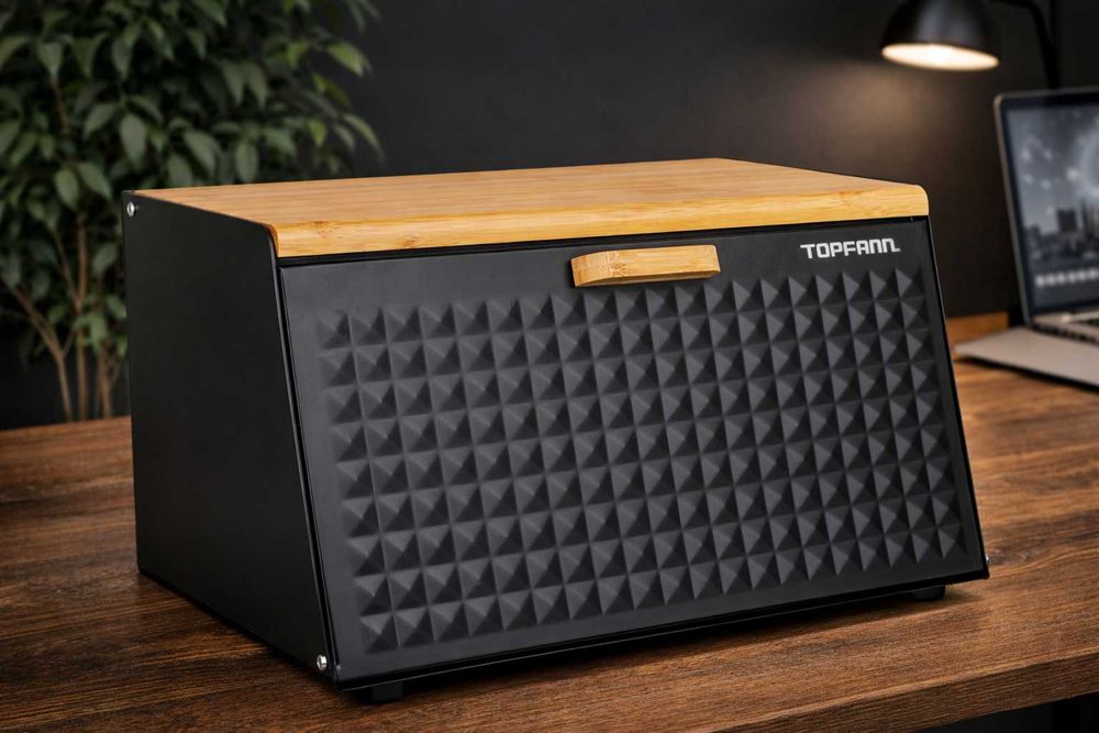 Chlebak bambusowy pojemnik żywność przyprawy półka szafka do kuchni