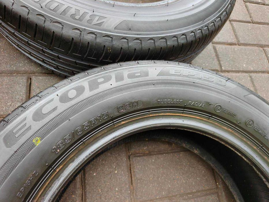 185/65 88H R15 BRIDGESTONE Ecopia EP150 6mm 2021r Letnie Opony 4szt Ładne Tanio