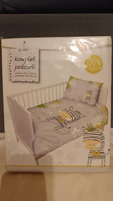 Komplet pościeli | 100% baw. | Poszwa 100x135cm | Poszewka 40x60cm
