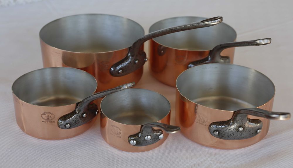 Tachos Cobre como novos Les Cuivres De Faucogney