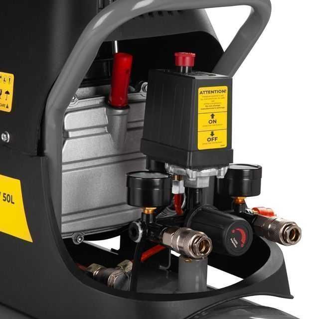 Компресор 50л, 1.5 кВт, 220 В, 8 aтм, 206 л/хв. INTERTOOL PT-0003