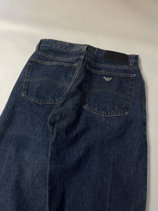 джинси armani metal logo streetwear vintage