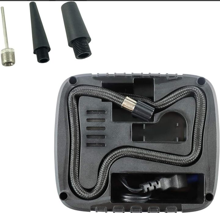 Насос для шин автомобільний 12 В, компактний повітряний компресор