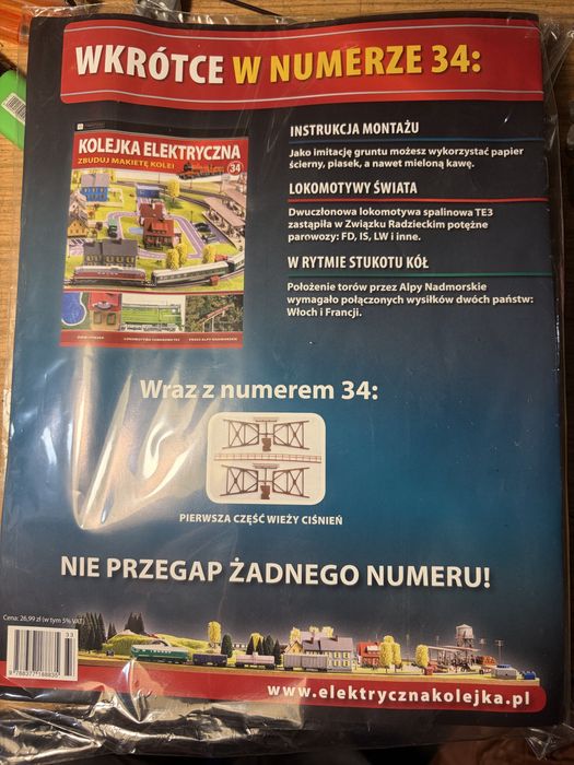 Makieta kolejki elektrycznej